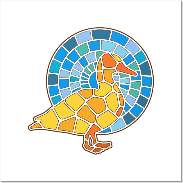 Mosaic Duck Wall Art by pbdotman